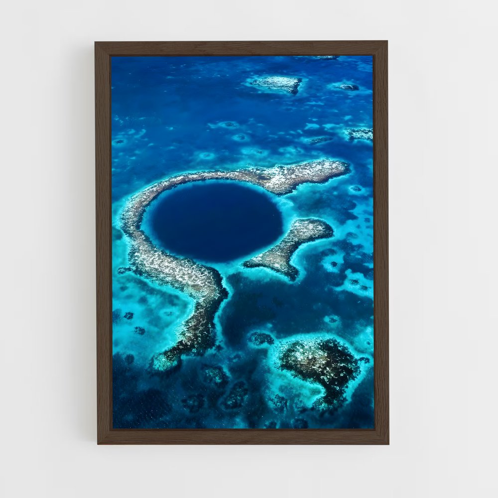 Poster L'Abysse Azur – affiche Plongée sous-marine (vue 5)